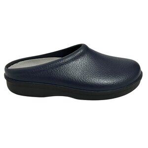 Klogs Slip On Shoes Womans Size 6 Navy Blue Mule Clogs Nursing Workwear Made USA